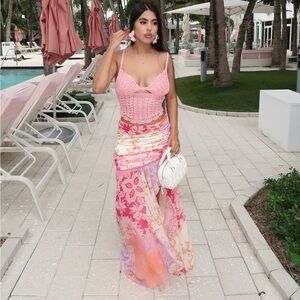 SOLD MAJORELLE Tatiana Skirt in Medallion in
Medallion Multi